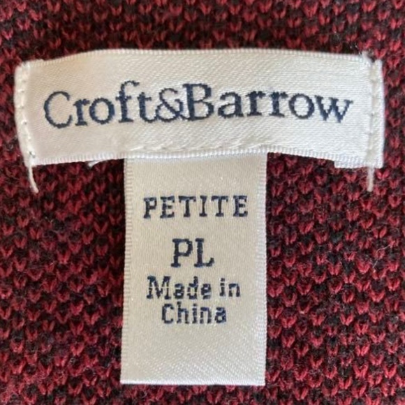 Croft & Barrow Cardigan - Size PL - Picture 2 of 2
